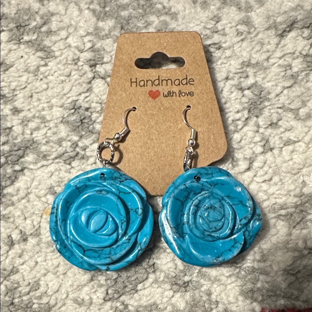 Handmade Blue Earrings